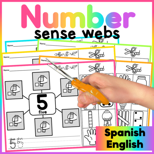 Number Sense Webs - English and Spanish's featured image