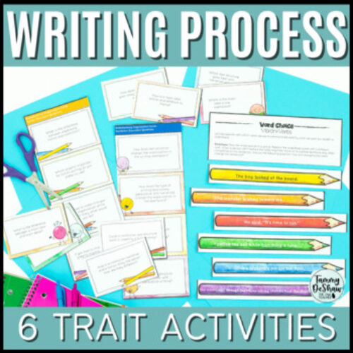 The Writing Process Writing Unit with 6 Traits of Writing and More's featured image