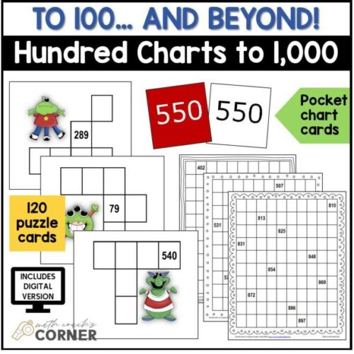 Hundred Chart Puzzles, Numbers to 120: Print and Digital Versions's featured image