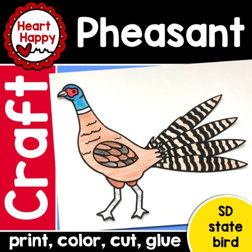 Pheasant Craft | South Dakota State Symbols | Bird Craft