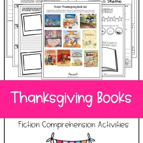 Thanksgiving Books Fiction Reading Comprehension Activities