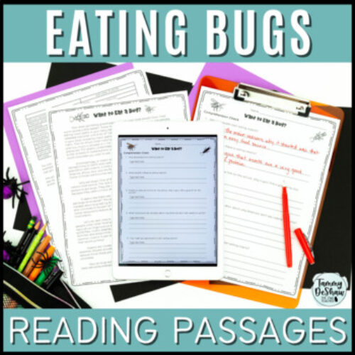 Nonfiction Reading Passages | Eating Bugs | Printable & Digital | Google's featured image
