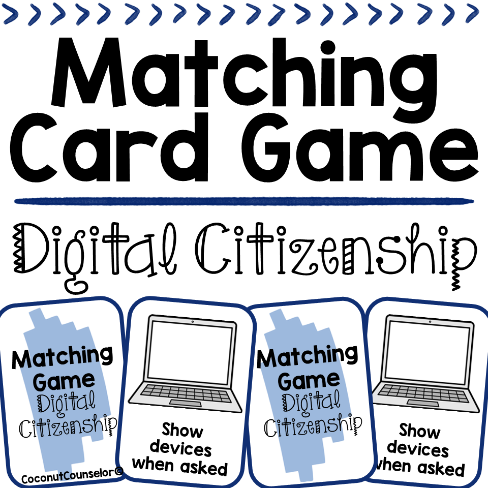 Digital Citizenship Matching Card Game's featured image