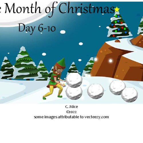 The Month of Christmas - Day 6-10