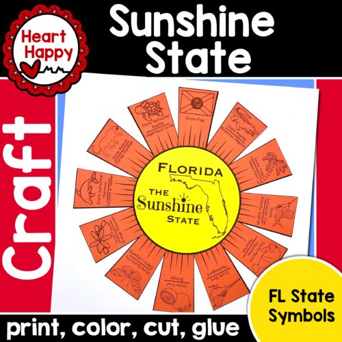 Florida The Sunshine State Symbols Craft