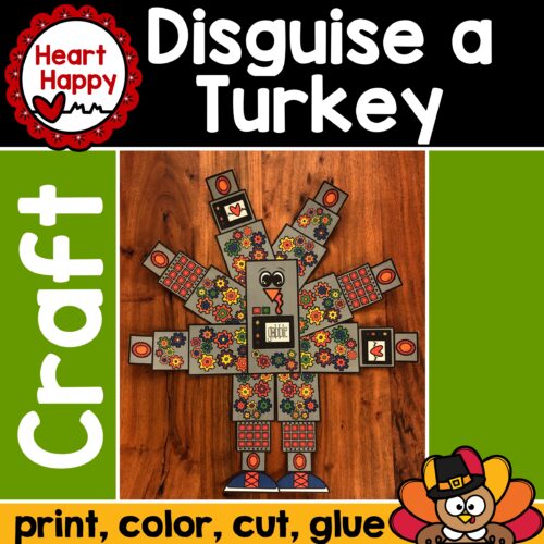 Disguise a Turkey: Thanksgiving Robot Craft