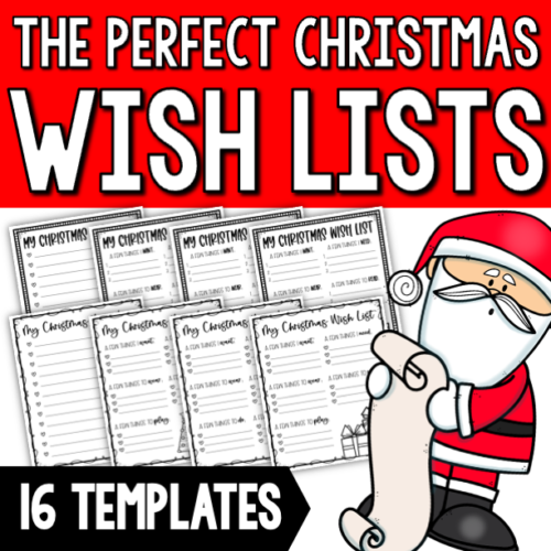 Christmas Wish List Templates