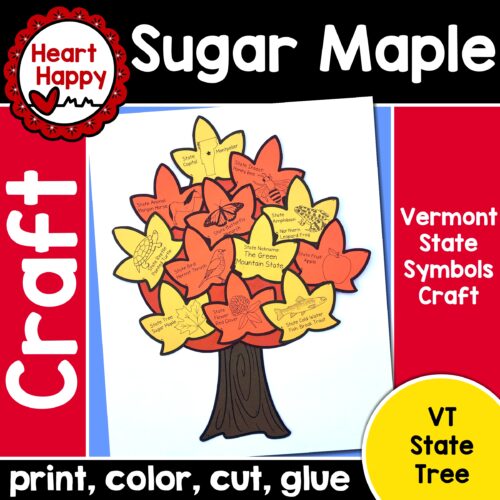 Vermont Sugar Maple Tree State Symbols Craft | Fall Craft's featured image