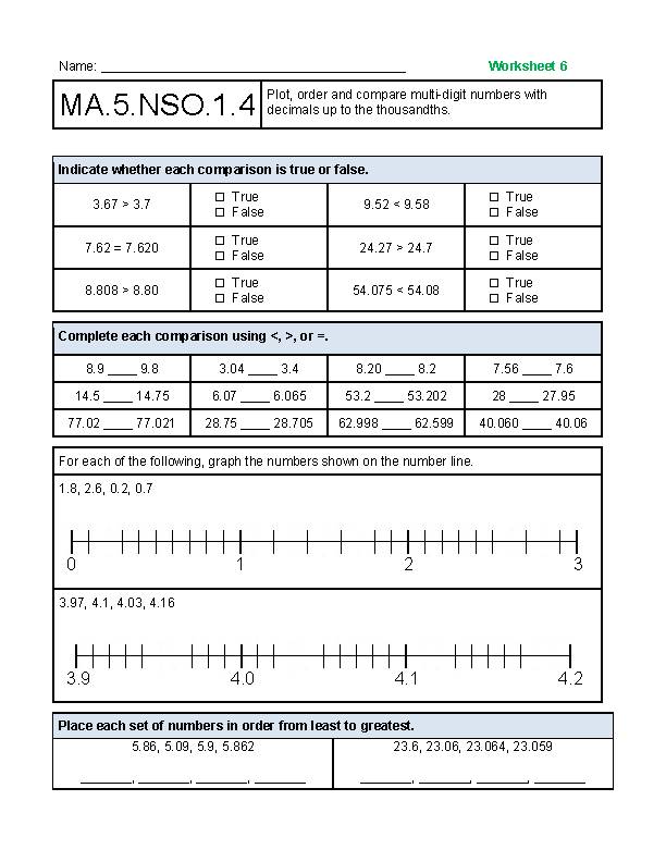 Florida b e s t standards new no prep review and test prep 5th