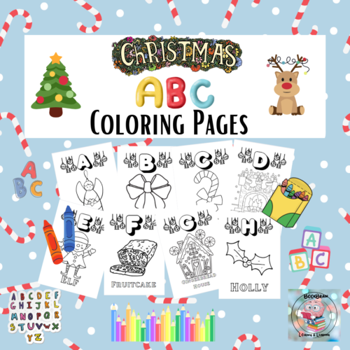 Christmas Alphabet Coloring Activities's featured image