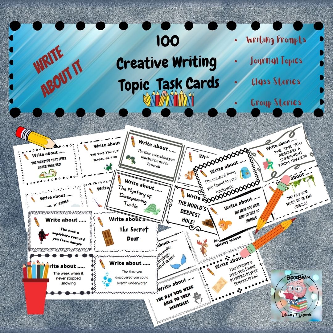 100 Creative Writing Task Cards's featured image