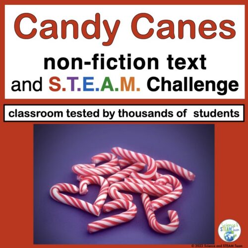Christmas Candy Canes Nonfiction Text with Science Experiment's featured image