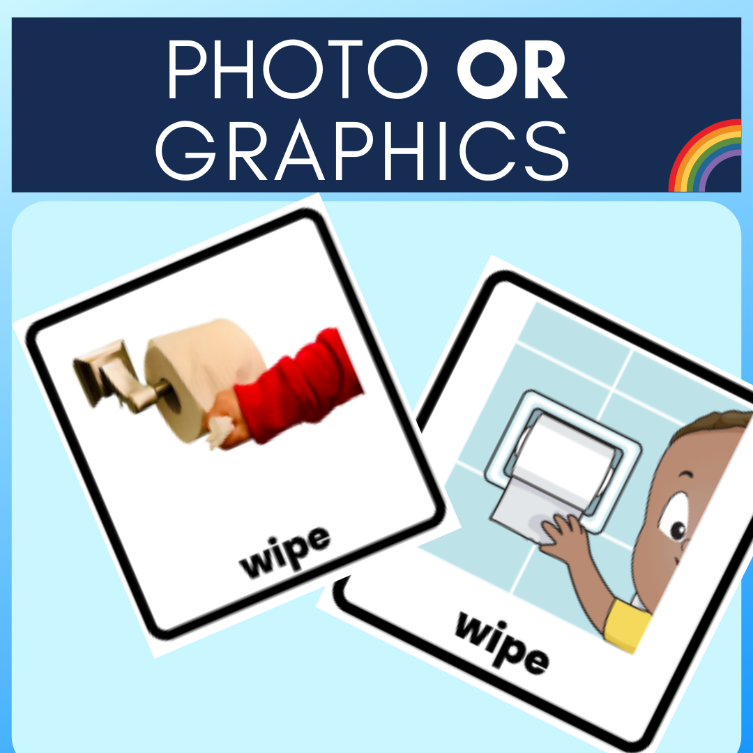 Autism Visual Support Bathroom Visual Schedule with photos Classful