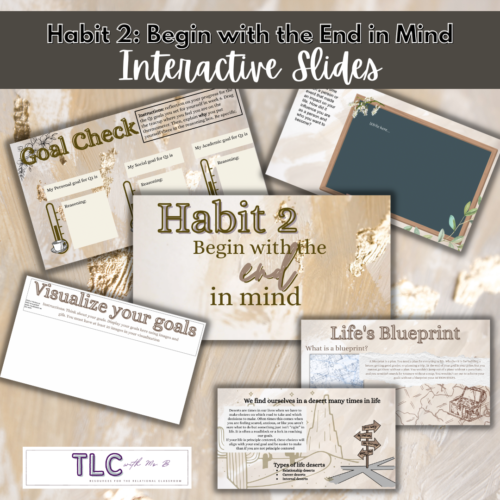 7 Habits: Habit 2 Begin with the End in Mind Interactive Slides Lesson Plan's featured image