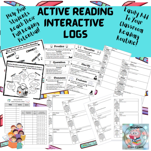 Active Reading Log - Using Six Reading Strategies to Create Better Readers!