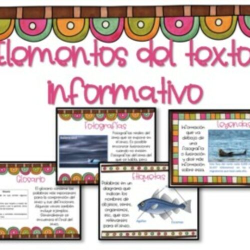 Elementos Del Texto Informativo - Classful