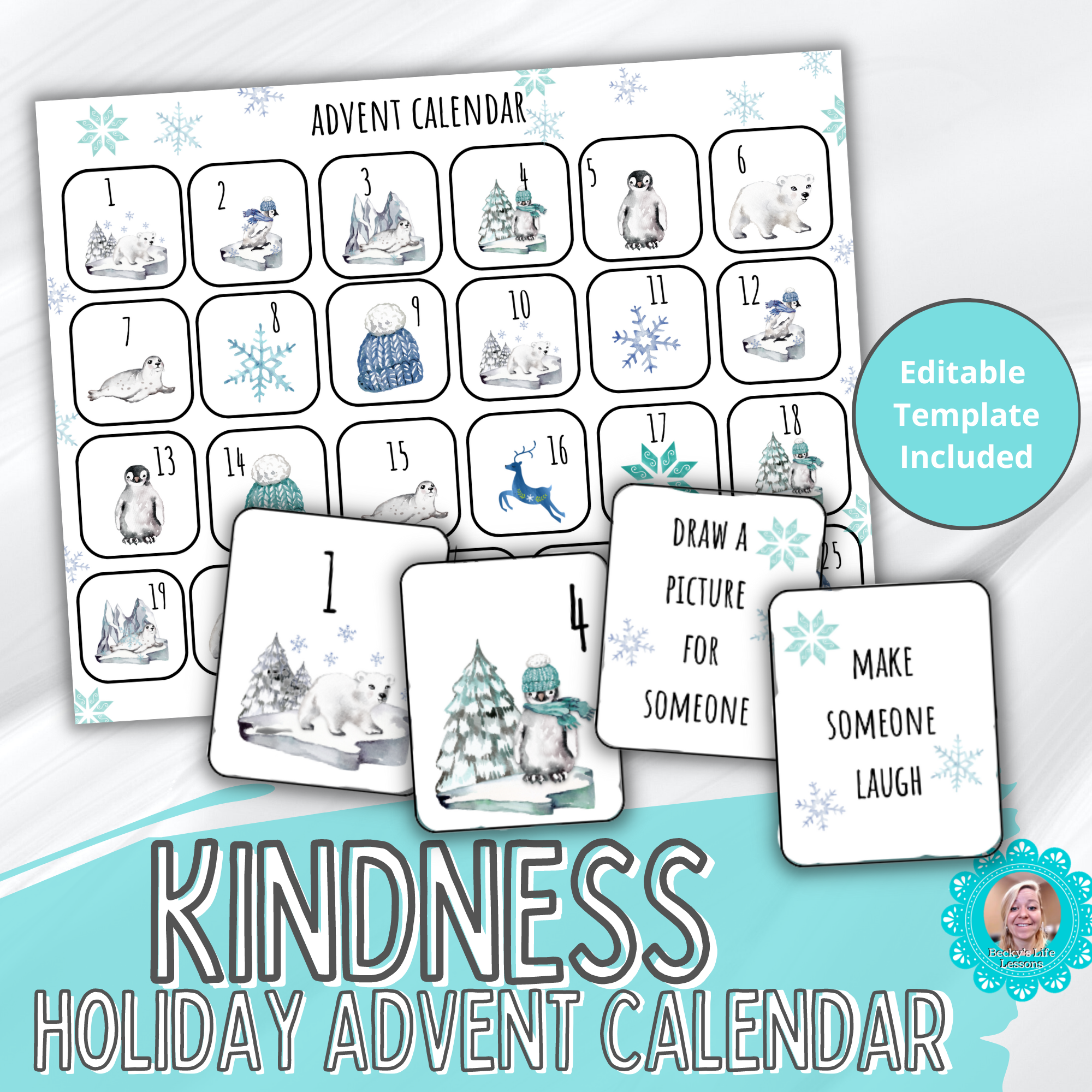 Christmas Kindness Countdown: An Advent Calendar for Your Classroom's featured image