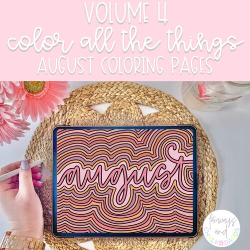 Color All The Things: August Coloring Page Set's featured image