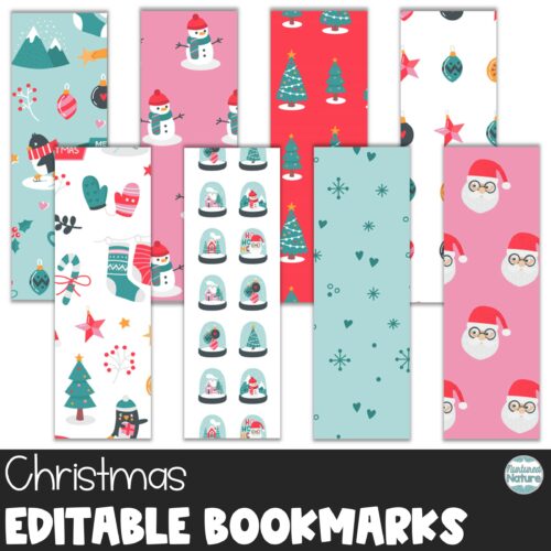 Editable Bookmarks - Christmas Gift Tags for Student Gifts's featured image