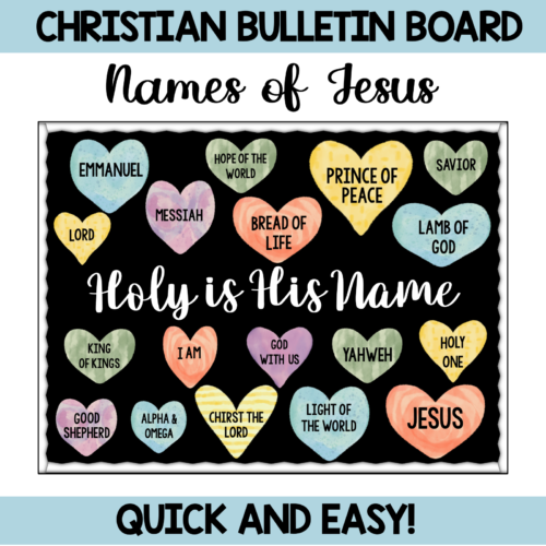 Christian Bulletin Board: Names of Jesus's featured image