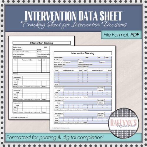 Intervention Data Tracking Sheet's featured image