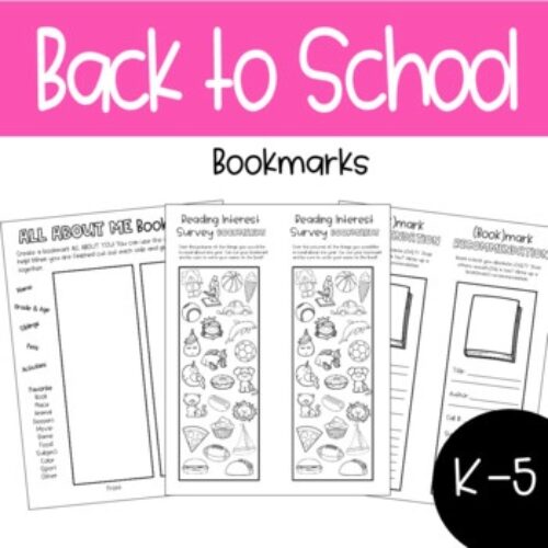 Back to School (Design & Decorate) Bookmarks's featured image