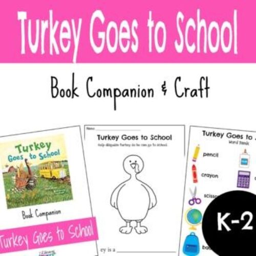 Turkey Goes to School Book Companion and Craft's featured image