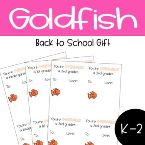 Goldfish Back to School Gift