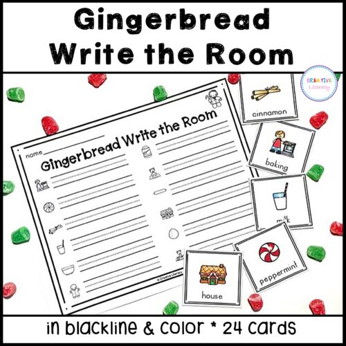 Gingerbread Write the Room Activity's featured image
