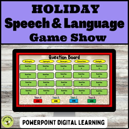 Holiday Speech and Language Game PowerPoint Game Show