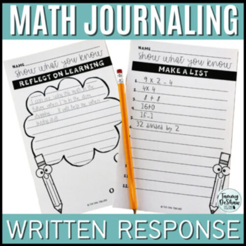 Math Journal Writing Response | Printable & Digital | Google