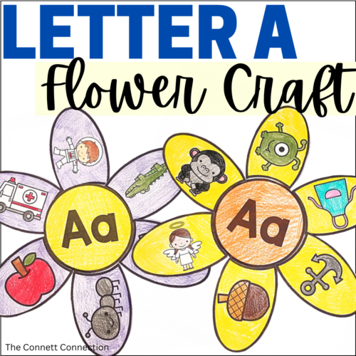 Letter A Flower Craft - A Letter Recognition Craft's featured image