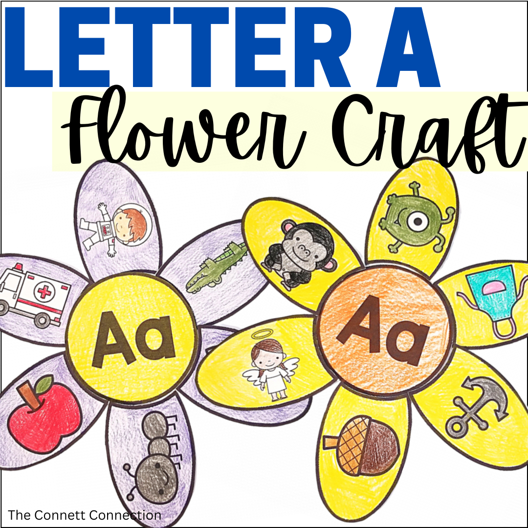 Letter A Flower Craft - A Letter Recognition Craft