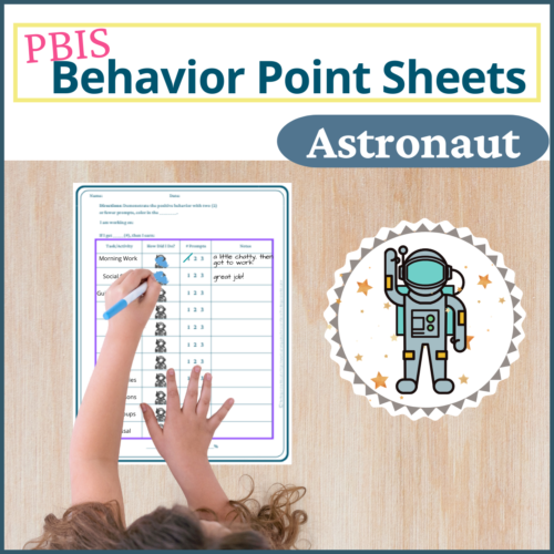Point Sheet for Behavior- Astronaut