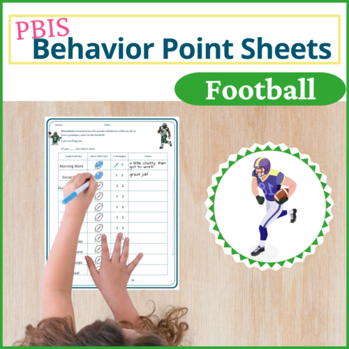 Point Sheet for Behavior- Football