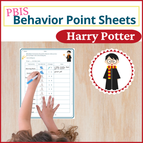 Point Sheet for Behavior- Harry Potter