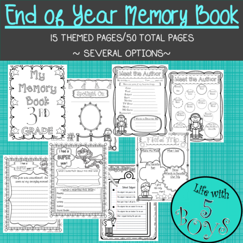 End of Year Memory Book's featured image