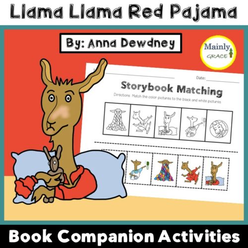 Llama Llama Red Pajama: Book Companion Adaptive Activities for Elementary's featured image