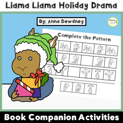 Llama Llama Holiday Drama: Book Companion Activities for Preschool & Special Education's featured image