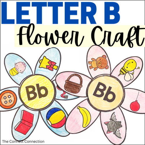 Letter B Flower Craft - A Letter Recognition Craft's featured image