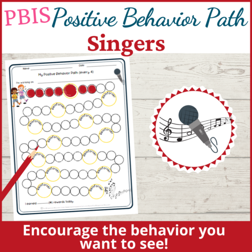 PBIS Positive Behavior Path- Singers