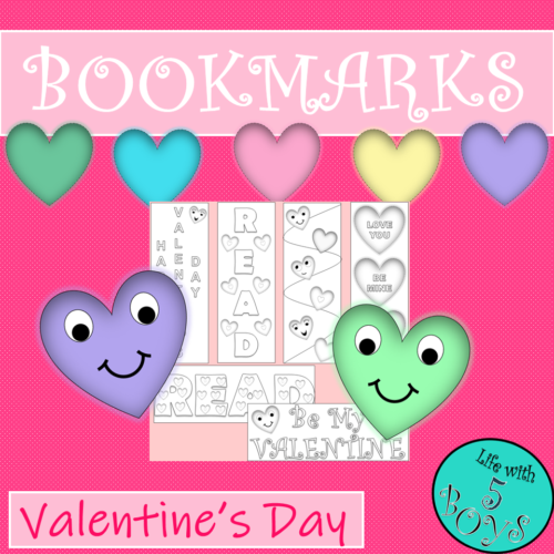 Valentine's Day Activities Bookmarks's featured image
