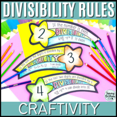 Divisibility Rules Student Math Activity or Math Posters's featured image
