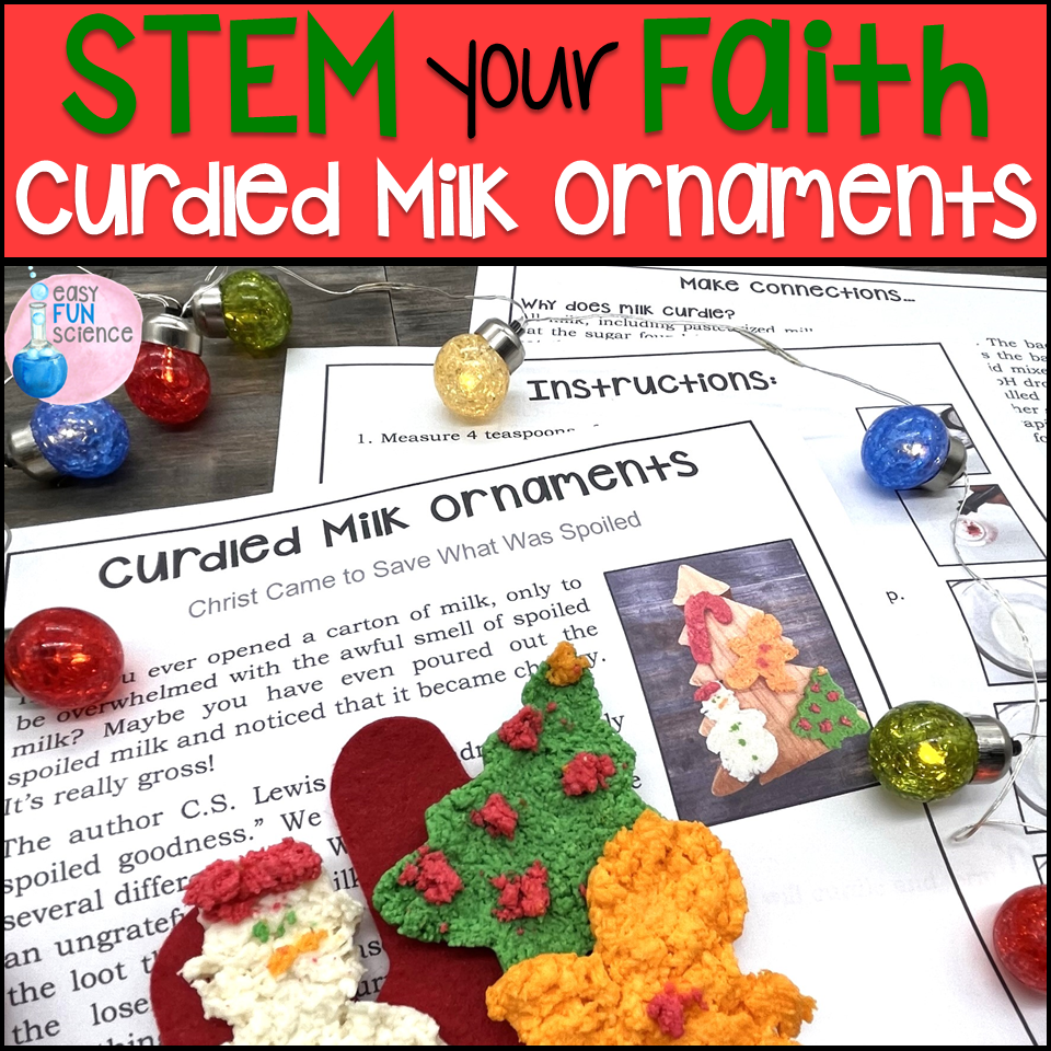 Object Lesson on Christmas | Milk Plastic Ornament