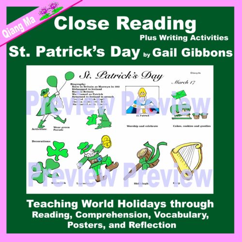 Close Reading: St. Patrick's Day by Gail Gibbons's featured image