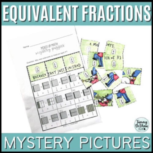 Equivalent Fractions | Mixed-Up Puzzles | Printable & Digital | Google