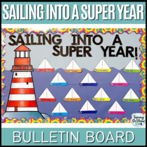 Sailing into a Super Year Goal Setting Back to School Bulletin Board's featured image