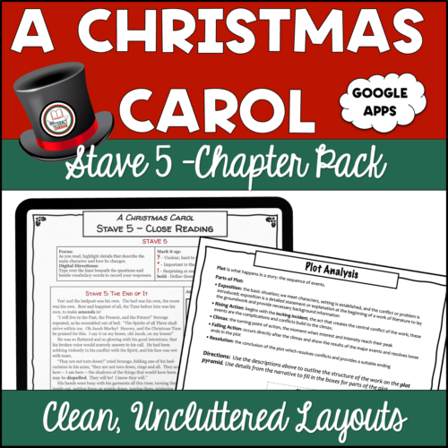 A Christmas Carol - Stave 5 - Digital & Printable - Chapter Pack's featured image