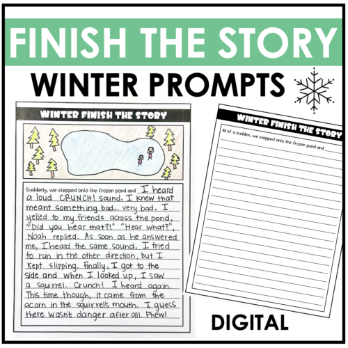 Winter Creative Writing Finish the Story Prompts's featured image