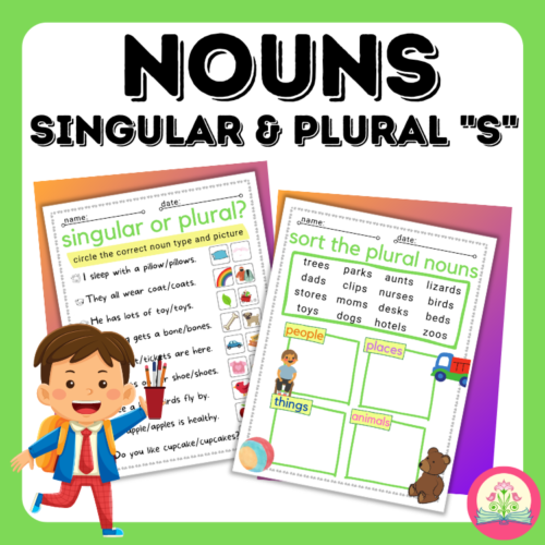Singular and Plural Noun Worksheets | Sorting, Writing, and Identifying Nouns's featured image
